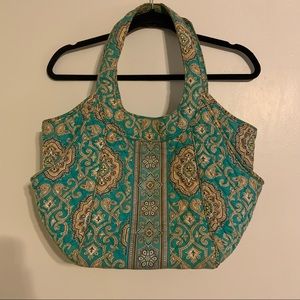 Vera Bradley small teal tote